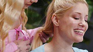 Charlotte Stokely - Charlie Forde - Stepmom licks stepdaughters hairy pussy - ah-me.com