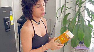 My little stepsister gets confused and accidentally gives me viagra and I end up fucking her hard until I cum in her - ah-me.com