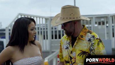 Kitty Love's Hardcore Tale Of Horny Strangers At Sea - hotmovs.com