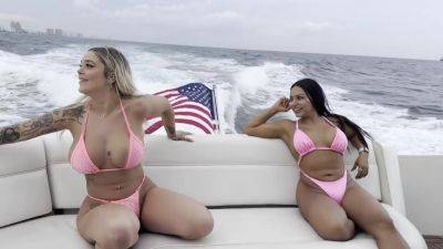 Kali Roses And Brandyslicious Get Fucked On A Yacht - hotmovs.com - Usa