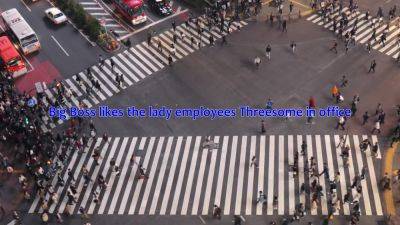 Mio Shido Office Worker-Interracial Threesome - hotmovs.com