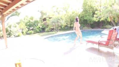 Angelina Valentine - Angelina Valentine in Pool Pussy Party Clip#1 - hotmovs.com