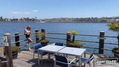 Khloe Kapri - Gotfilled jizzing up in Khloe Kapri - sexu.com