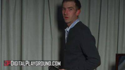 Scarlett Jones - Digitalplayground - Scarlett Jones gets her memory back & joins Shay London for a threeway with Danny D - sexu.com - Britain