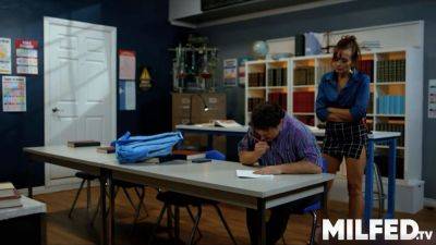 Hot milf lecturer nails her prohibited temptation - sexu.com