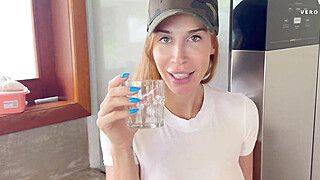 Newly divorced aunt quenches desire with a facial from her nephew - ah-me.com