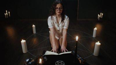 Nerdy Schoolgirl Summons Sex Demon - Hardcore 3D Hentai Horror Bondage - porntry.com