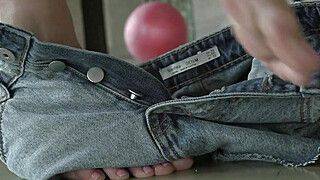 Mary Kalisy - Charlie Dean - FOOTSIE BABES - Mary Kalisy Exercises Her Sexy Feet On Her Man's Cock! - ah-me.com