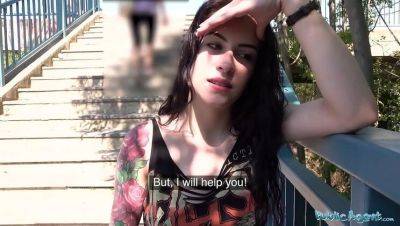 Anna De-Ville - Anna De Ville - Martin Gun - Anna De Ville Public Creampie - American Babe Takes Big Dick Outdoors - veryfreeporn.com - Usa