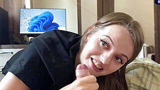 Fuming outside, partner's stunner deepthroated my prick - hottest porn! - ah-me.com