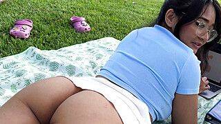 Step-Sister Jasmine Tea Fucks Me Only If I Leave Her Alone - ah-me.com