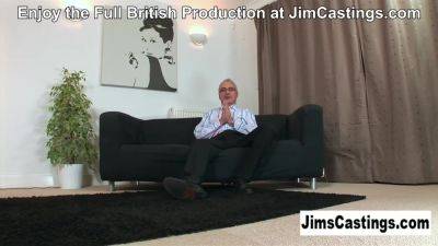 I just turned 18! Old Jim Slip fucks schoolgirl in Uniform at JimsCastings - hotmovs.com - Britain