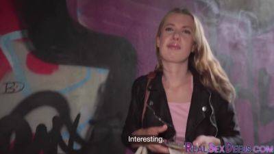 21yo nasty blonde pussypounded in public - hotmovs.com