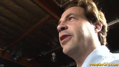 Bukkake whore fucked in cum fetish gangbang - hotmovs.com