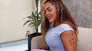 My step aunt is a Latina Ebony MILF and she asks her nephew to help her get pregnant, without the Family finding out! Carla Morelli and Brandon Cruz - ah-me.com