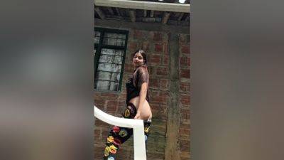 College Girl Her Big Tits In The Park And Her Pussy - desi-porntube.com - India