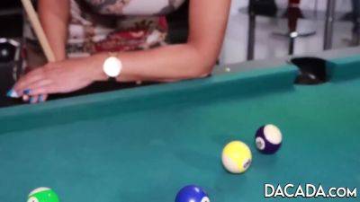 Share A Cock On The Pool Table - Da Cada And Gina Blonde - hotmovs.com