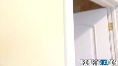 Beautiful Blonde Agent Horny For The Handyman - hotmovs.com - Usa