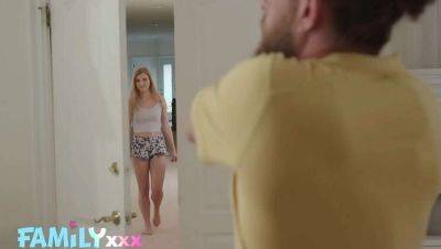 Harlow West - Blonde Teen Harlow West Fucks Stepdad's Big Cock - Deep Throat & Cum on Pussy - xxxfiles.com