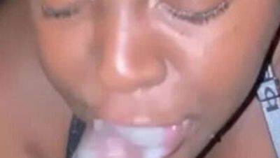 BBW Sucks BBC Until He Cums Multiple Times - Sloppy Deep Throat & Cum In Mouth - porntry.com