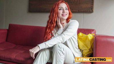 Steven Hard - Busty Latina Redhead Fucks Casting Agent Before Hot Audition - Big Cock & Big Tits - veryfreeporn.com
