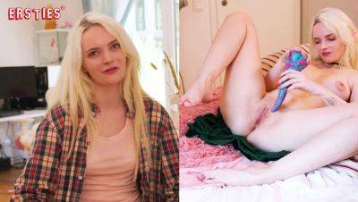 Lindsey Cruz - Blonde German Gamer Girl Lindsey Cruz Fingered in Cosplay Outfit - Big Tits & Shaved Pussy Solo - porntry.com - Germany