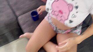 A new neighbor in my neighborhood comes to ask for a cup of sugar and I give it to her with the milk included. - ah-me.com