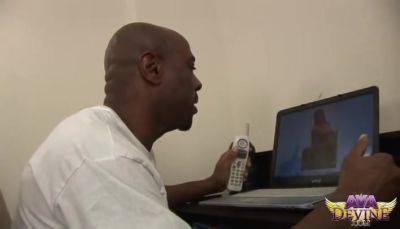 Ava Devine With A Black Stud! Clip#1 - hotmovs.com