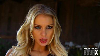 Hairy blonde pussybanged in missionary - hotmovs.com