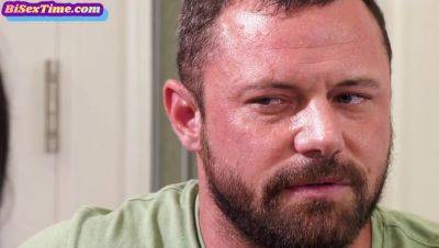 Naughty bitch cocksucking in bisex 3some - hotmovs.com