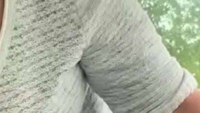 Thick PAWG caught sucking BBC in public - tits out! - porntry.com