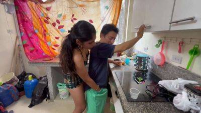 Busty Stepmom Jerks Off Watching Step Son Pound Neighbor's Tight Pussy - veryfreeporn.com - Mexico - Usa