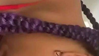 Thick Ebony BBW Only Wants a Cigarette After Rough Deepthroat - veryfreeporn.com