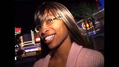 Ebony Babe with Glasses Gets BBC Doggy Style - Cum on Ass - Chocolate Candy Cuntz - veryfreeporn.com - Usa