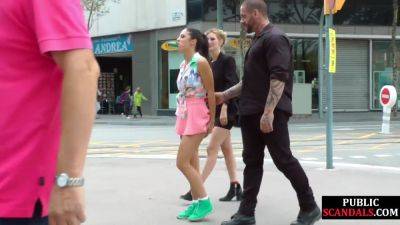 Cockhungry cutie cockriding in public - hotmovs.com