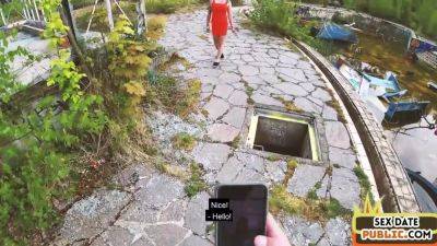 Horny bigtitted MILF doggyfucked outdoor - hotmovs.com