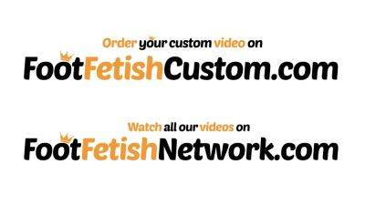 Lovely feet massaging from A Stressed Chesty Brunette - hotmovs.com - Italy