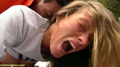 German Outdoor Anal Orgy in Snow - Rough Group Sex & Deepthroat - xxxfiles.com - Germany