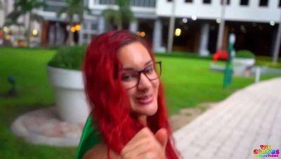 Best Friends Threesome with Latina & Redhead After Halloween Party - Santana Red, Mandi May, Gibby The Clown - xxxfiles.com