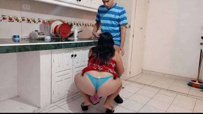 Step Mom Fucks Me Doggy Style In Kitchen After Catching Dad Cheating - Big Tits MILF Yalibbw - veryfreeporn.com