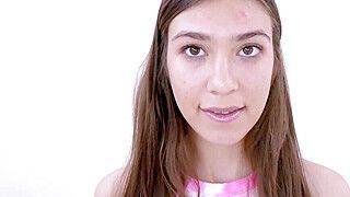 Hot Teenager uses her Feet on Long Cock - ah-me.com