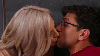 Milf Mom - Busty MILF Lory Lace shows her son's friend how to fuck a woman - ah-me.com