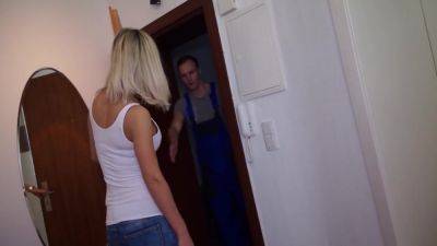 Gets Fucked Hard By The Dirty Handyman - hotmovs.com