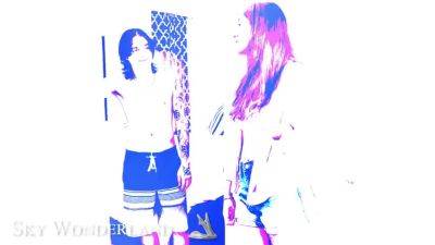 Blonde babe Sky Wonderland takes a new cock during spring break! - hotmovs.com - Usa