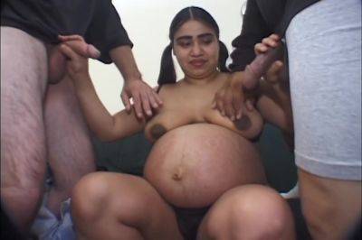 Pregnant Indian Girl Fucked By Two Guys - desi-porntube.com - India