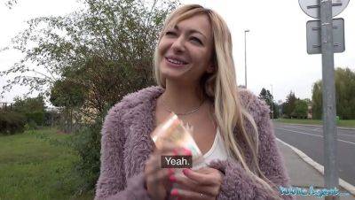 Erik Everhard - Blonde Russian Lola Shine Takes Big Cock in Public Woods Sex - xxxfiles.com - Russia