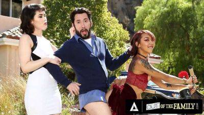 Tommy Pistol - Audrey Noir - Stepmom Catches Husband and Stepdaughter Fucking - Threesome with Deep Throat and Rimming - xxxfiles.com