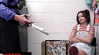 Tommy Gunn - Her Body Got Her Out of Trouble! Nobody Has Sucked The Security Guard's Dick Like That - ah-me.com