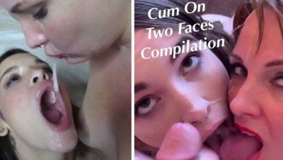 Amateur Facial Compilation: Two Girls Suck, Swap & Swallow Cum - veryfreeporn.com