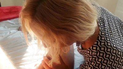 Selena701 Hot Blonde MILF Wife Morning Blowjob & Swallow - Amateur Homemade Sex - veryfreeporn.com - Germany